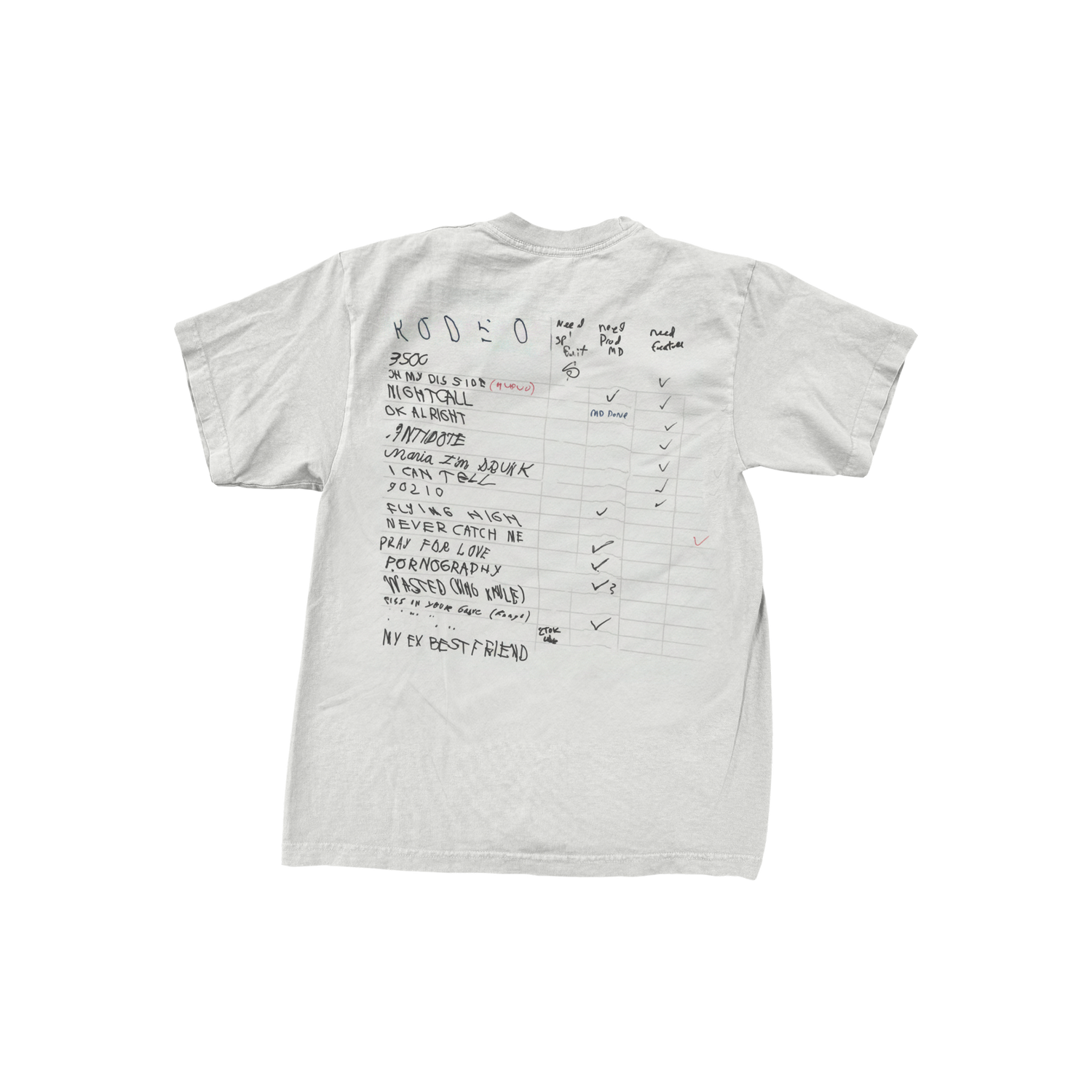 RODEO JIM JOE WHITE BOARD TEE
