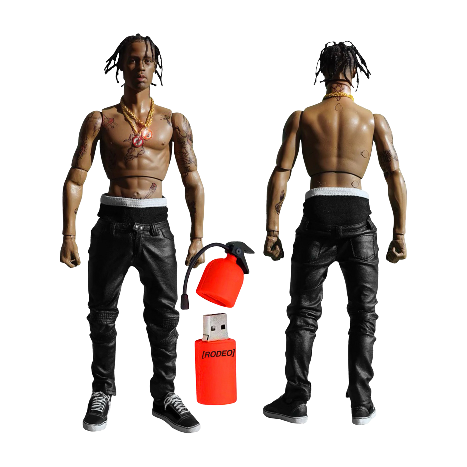 TRAVIS SCOTT ACTION FIGURE + RODEO ALBUM USB [RODEO 10 YEARS EDITION]